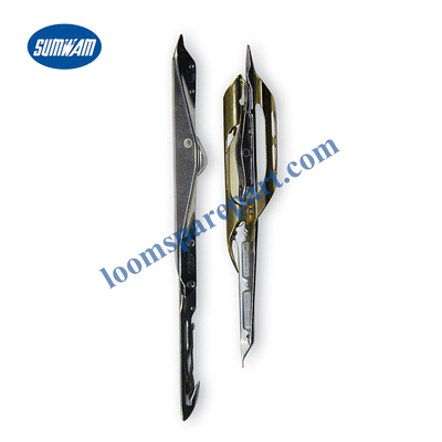 織物のVamatexの織機の部品のVamatex K88のレイピアの頭部の金色
